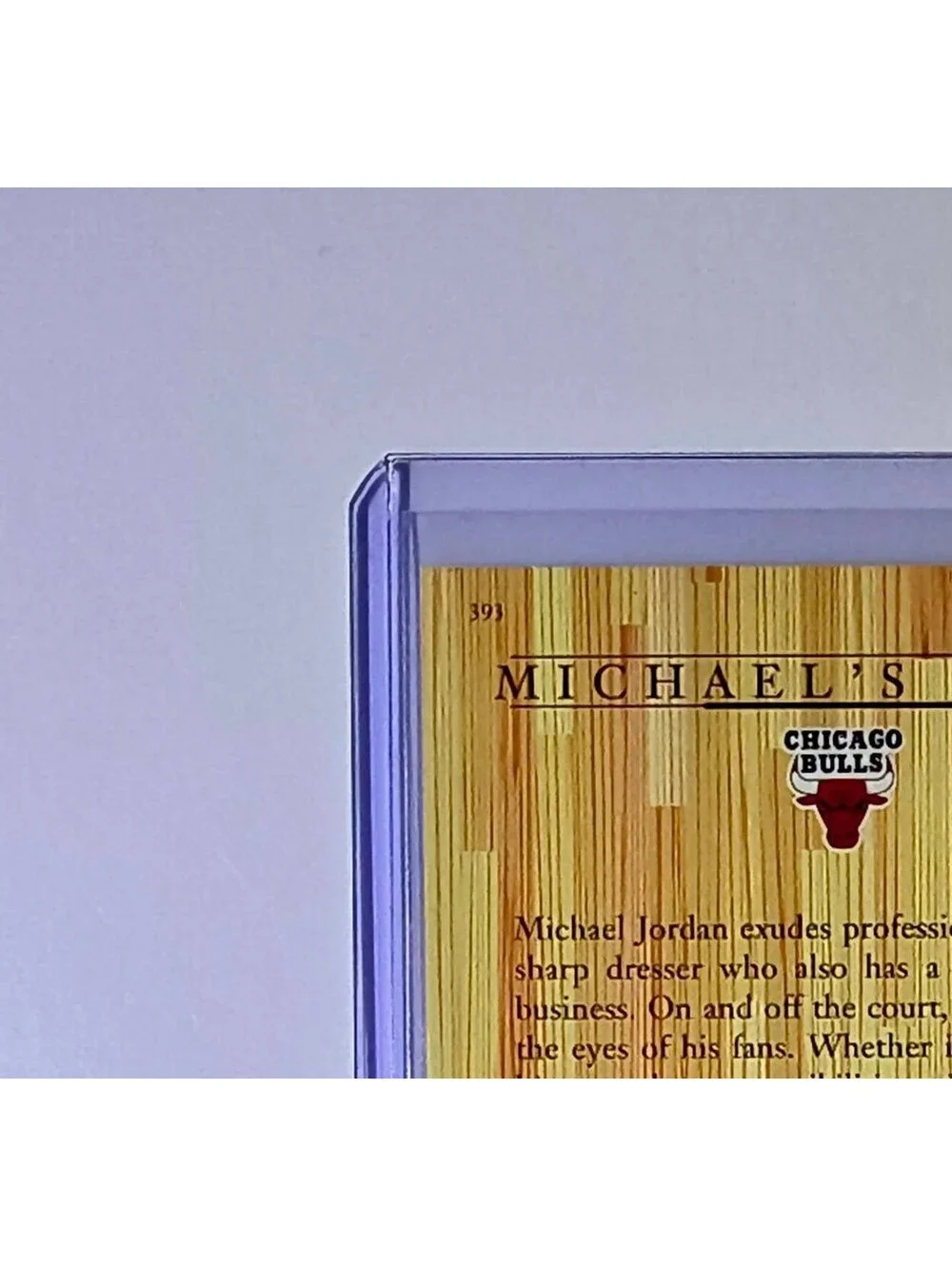 Michael Jordan 1997-98 Upper Deck Collector's Choice #393 Card Chicago Bulls